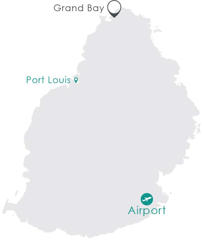 The Nest Map Mauritius